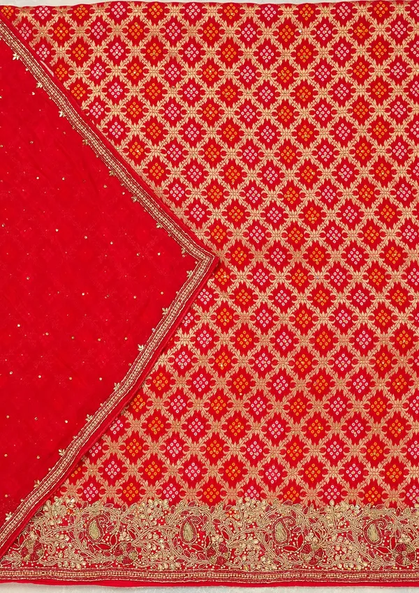 Red_Stonework_Silver_Georgette_Unstitched_Salwar_Suit