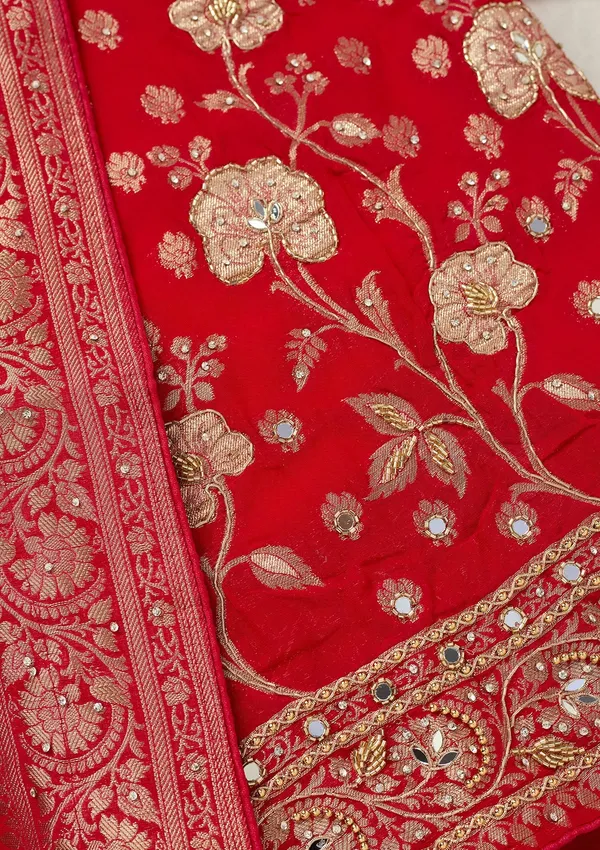 Rani_Pink_Stonework_Gold_Dola_Silk_Unstitched_Salwar_Suit