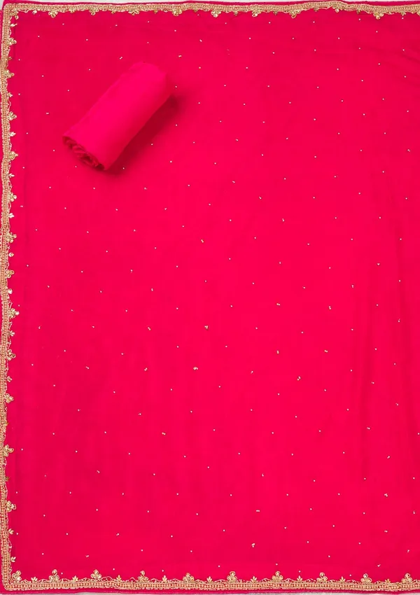 Rani_Pink_Zariwork_Gold_Georgette_Unstitched_Salwar_Suit