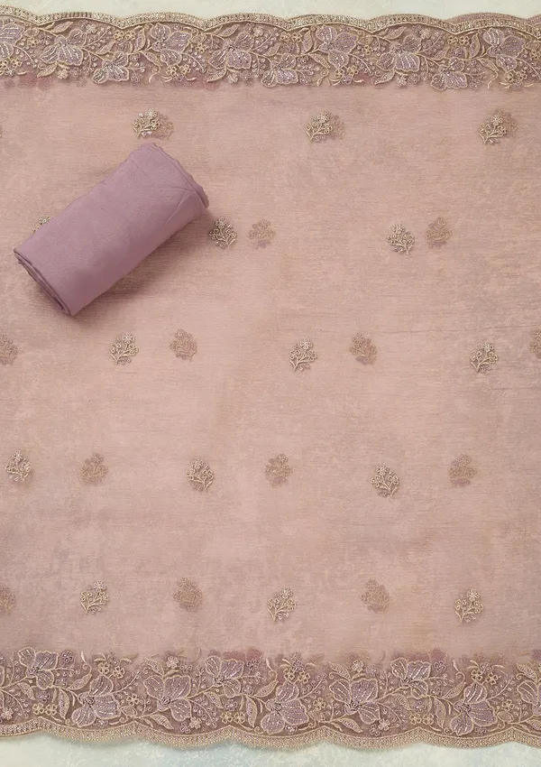 Lavender_Threadwork_Tissue_Unstitched_Salwar_Suit