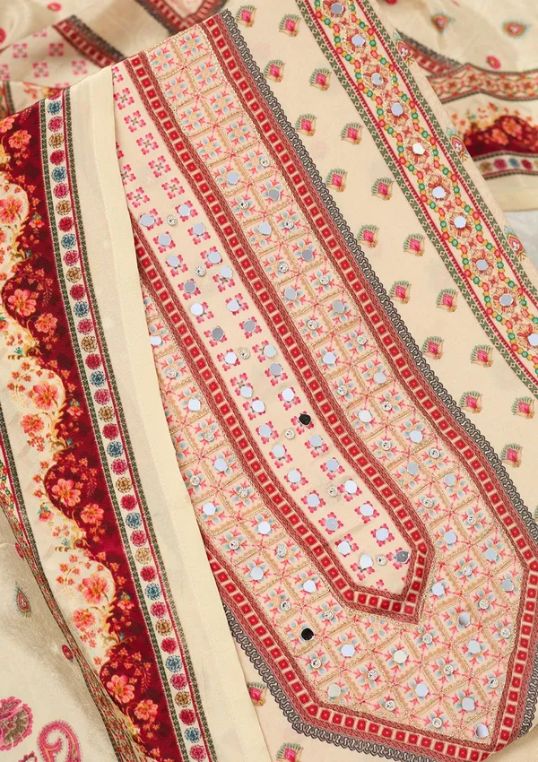Cream_Zariwork_Gold_Crepe_Unstitched_Salwar_Suit