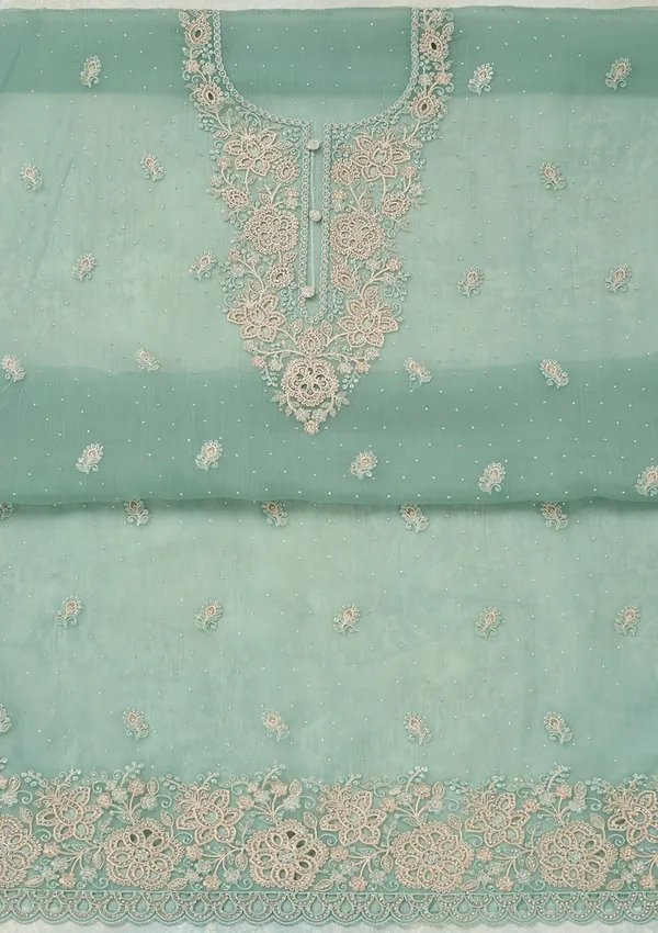 Sea_Green_Threadwork_Tissue_Unstitched_Salwar_Suit