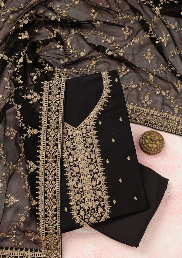 Black_Threadwork_Georgette_Unstitched_Salwar_Suit