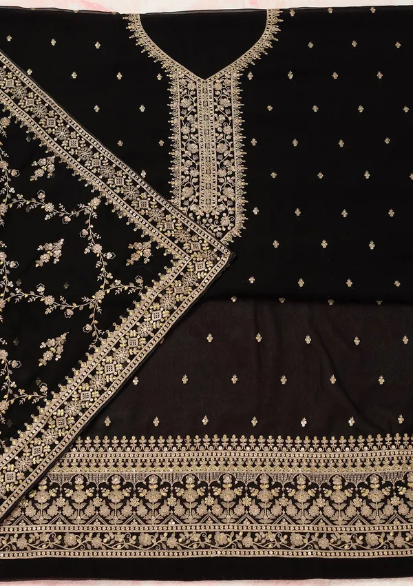 Black_Threadwork_Georgette_Unstitched_Salwar_Suit