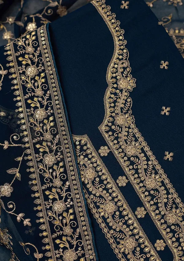 Navy_Blue_Threadwork_Georgette_Unstitched_Salwar_Suit