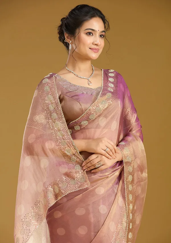 Gold_Stonework_Gold_Tissue_Saree
