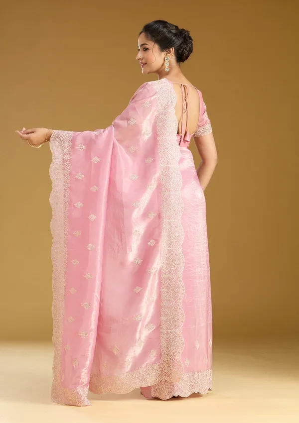Onion_Pink_Threadwork_Organza_Saree