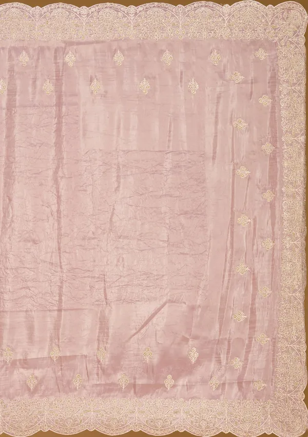 Onion_Pink_Threadwork_Organza_Saree
