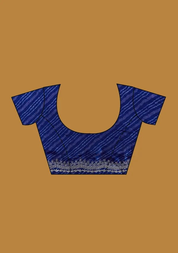 Navy_Blue_Zariwork_Silver_Organza_Saree