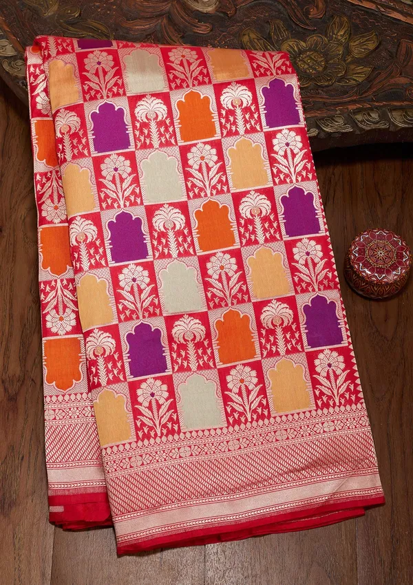 Red_Zariwork_Silk_Silk_Saree