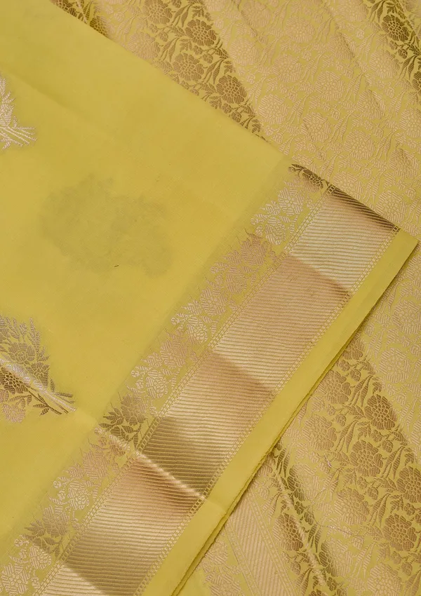 Lemon_Yellow_Zariwork_Silk_Silk_Saree