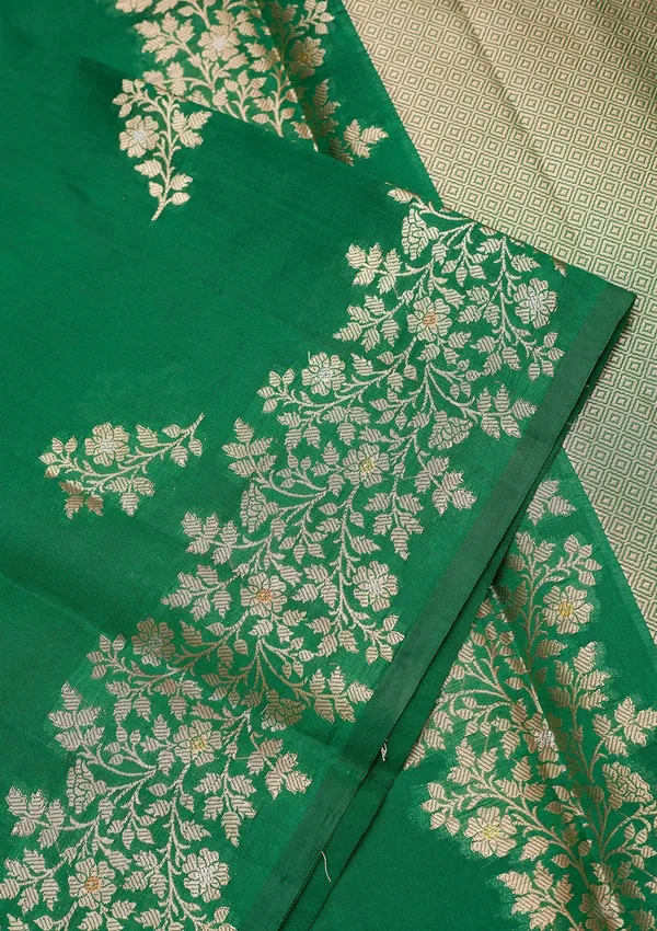Rama_Green_Zariwork_Gold_Pure_Silk_Silk_Saree