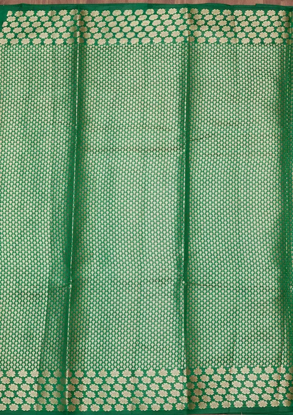Rama_Green_Zariwork_Gold_Pure_Silk_Silk_Saree