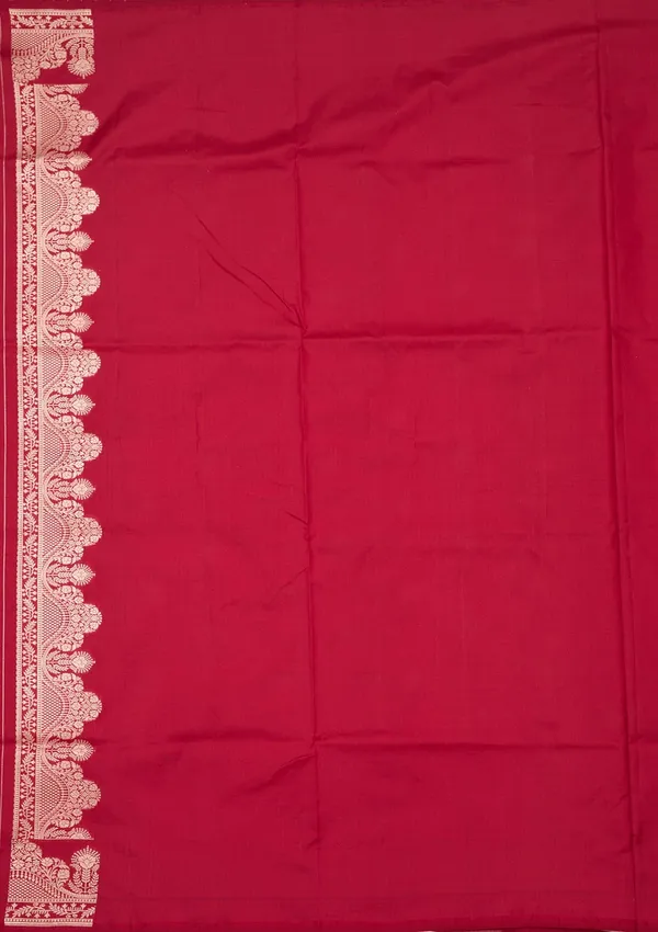 Wine_Zariwork_Gold_Silk_Silk_Saree