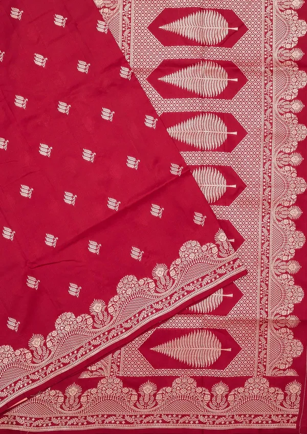 Wine_Zariwork_Gold_Silk_Silk_Saree
