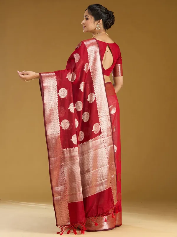 Red_Zariwork_Gold_Art_Silk_Silk_Saree
