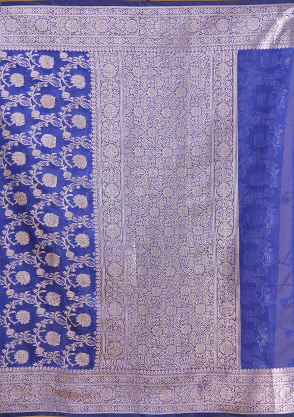 Royal_Blue_Zariwork_Cotton_Silk_Saree