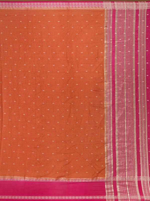 Orange_Zariwork_Gold_Art_Silk_Silk_Saree