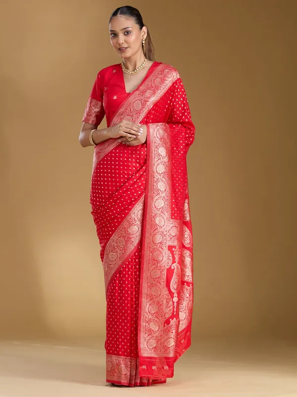Red_Zariwork_Art_Silk_Silk_Saree