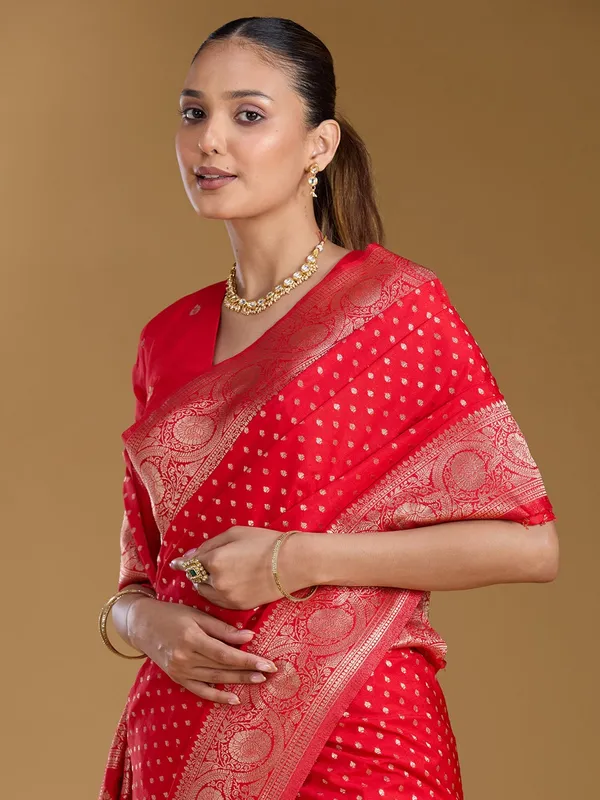 Red_Zariwork_Art_Silk_Silk_Saree