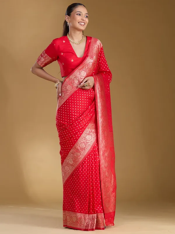 Red_Zariwork_Art_Silk_Silk_Saree
