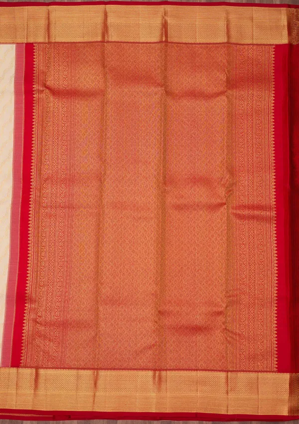 Cream_Zariwork_Gold_Pure_Silk_Silk_Saree