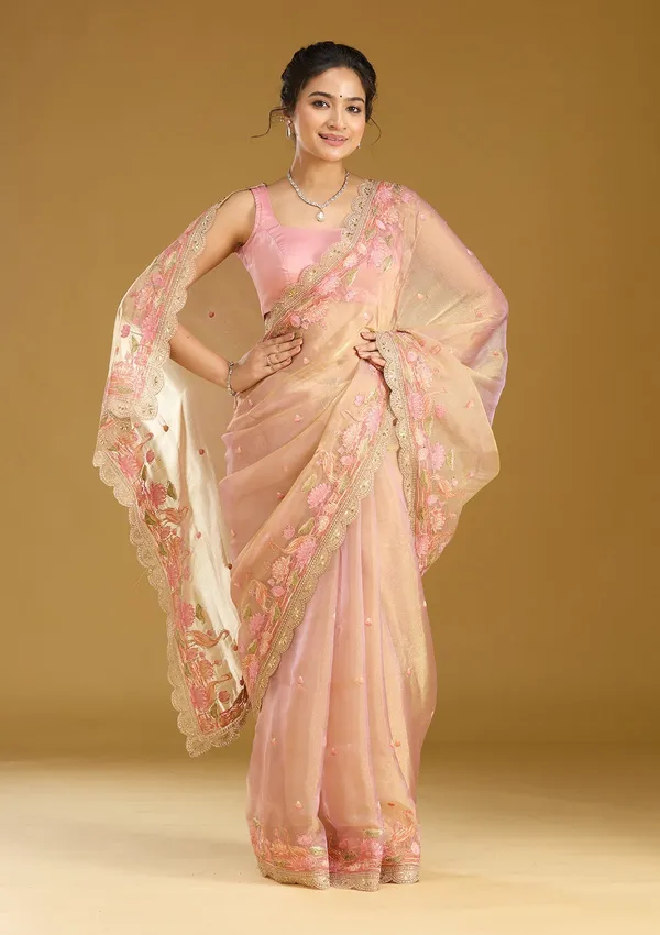 Onion_Pink_Threadwork_Tissue_Saree