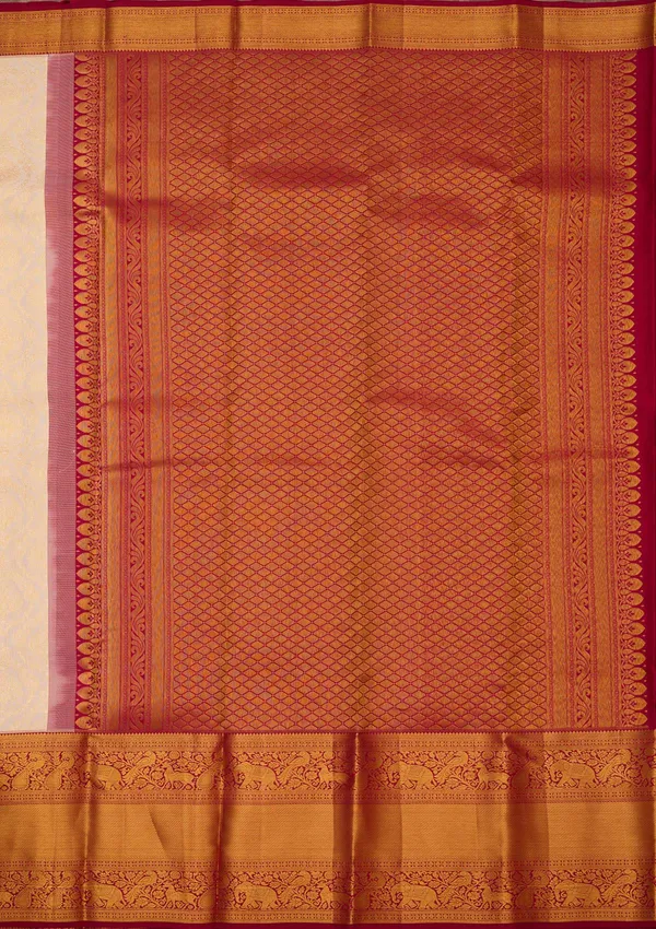 Cream_Zariwork_Gold_Pure_Silk_Silk_Saree