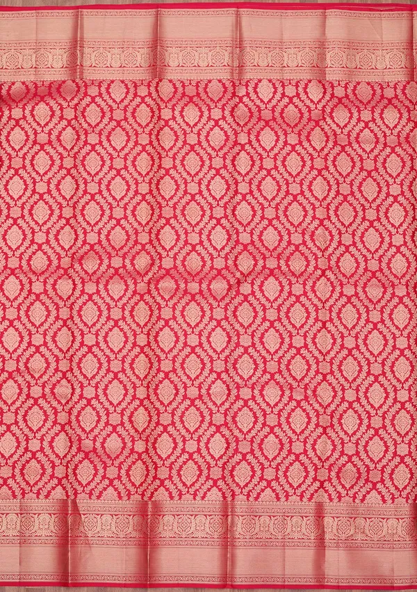 Red_Zariwork_Gold_Pure_Silk_Silk_Saree