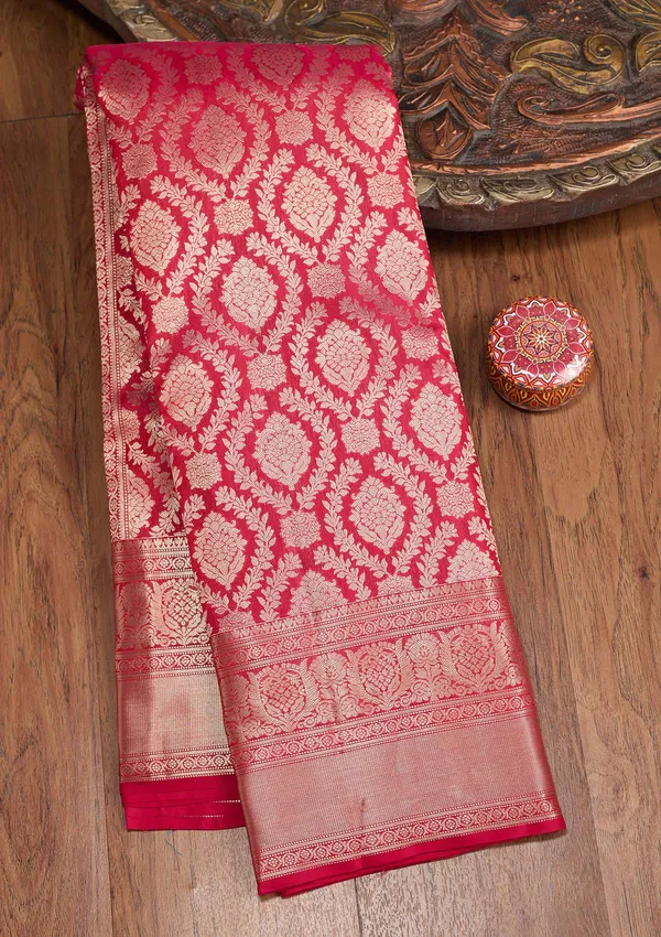 Red_Zariwork_Gold_Pure_Silk_Silk_Saree