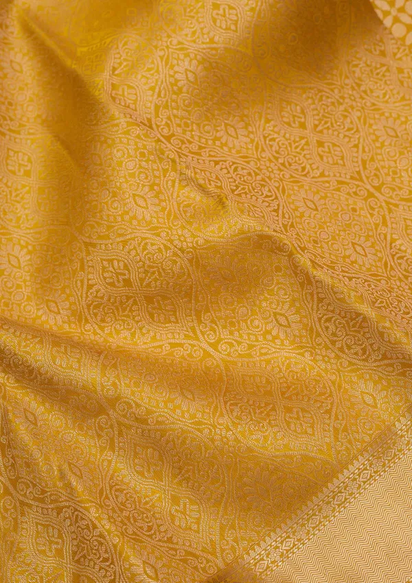 Yellow_Zariwork_Silver_Pure_Silk_Silk_Saree