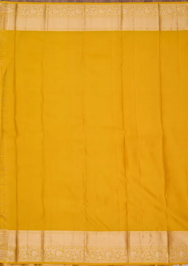 Yellow_Zariwork_Silver_Pure_Silk_Silk_Saree