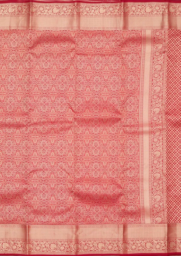 Red_Zariwork_Silver_Pure_Silk_Silk_Saree