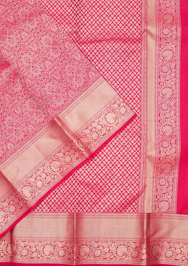 Rani_Pink_Zariwork_Silver_Pure_Silk_Silk_Saree