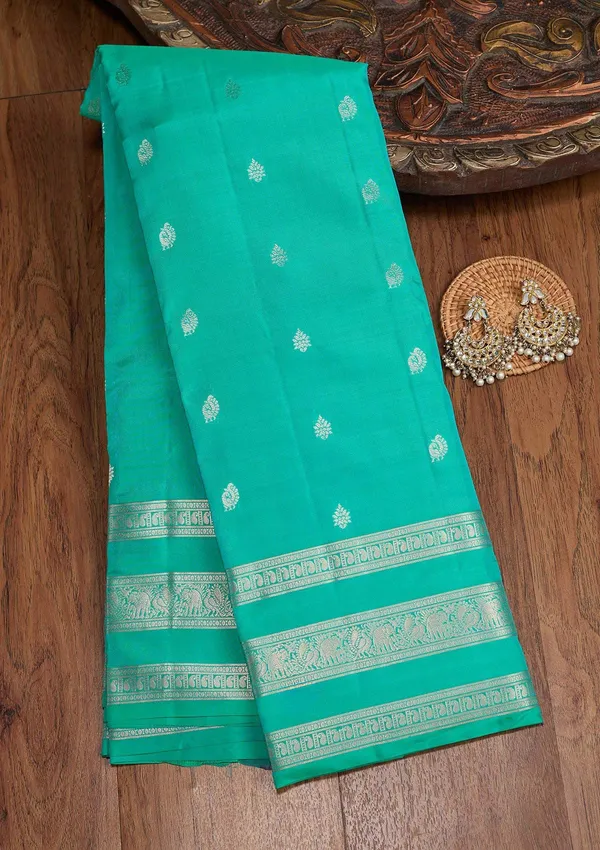 Sky_Blue_Zariwork_Gold_Pure_Silk_Silk_Saree