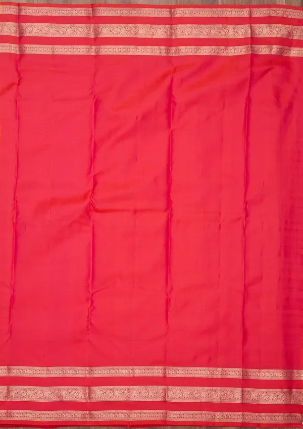 Rani_Pink_Zariwork_Gold_Pure_Silk_Silk_Saree