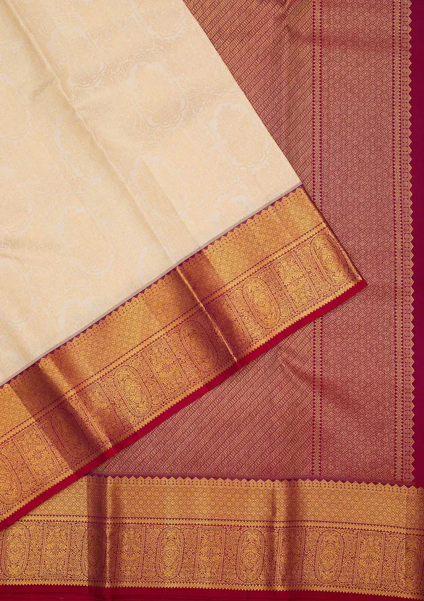 Off_White_Zariwork_Gold_Pure_Silk_Silk_Saree