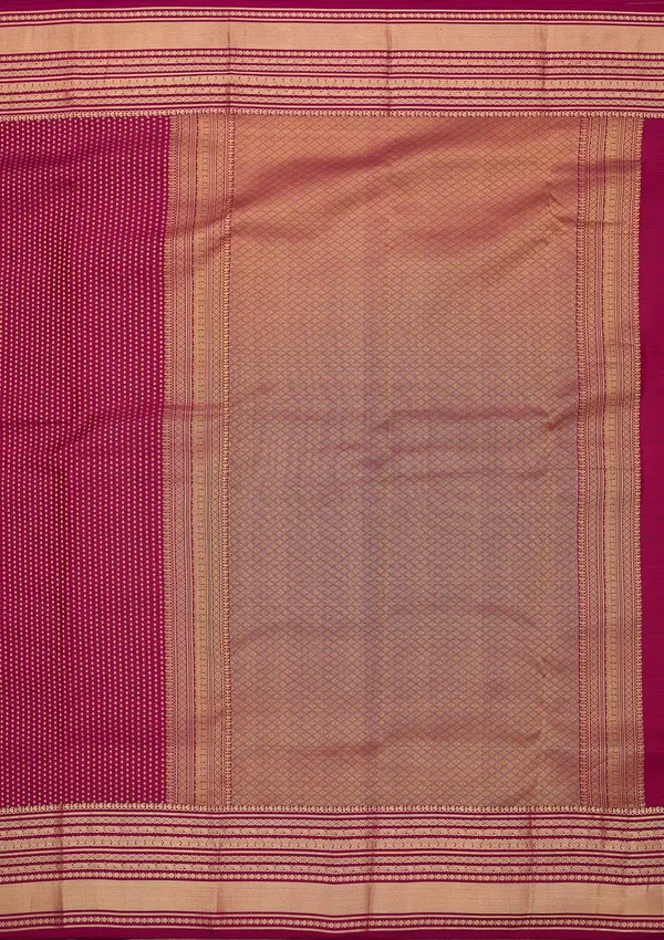 Wine_Zariwork_Gold_Pure_Silk_Silk_Saree