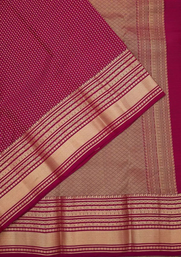 Wine_Zariwork_Gold_Pure_Silk_Silk_Saree
