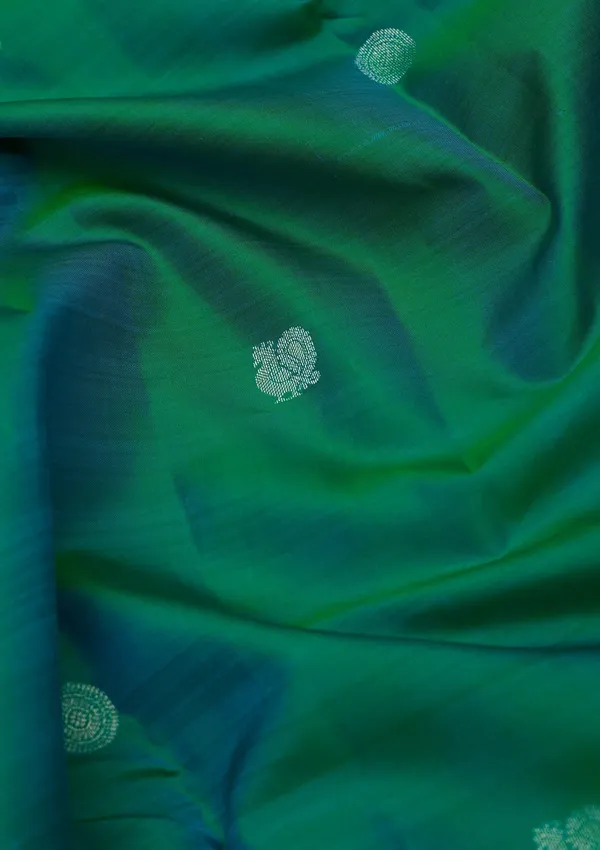 Peacock_Blue_Zariwork_Gold_Pure_Silk_Silk_Saree