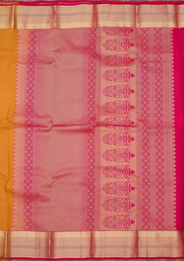 Mustard_Zariwork_Gold_Pure_Silk_Silk_Saree