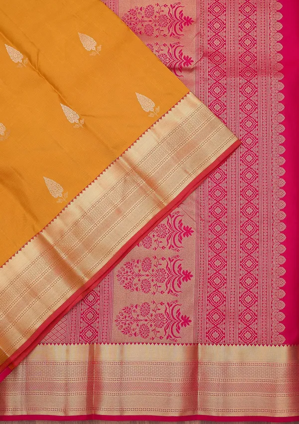 Mustard_Zariwork_Gold_Pure_Silk_Silk_Saree