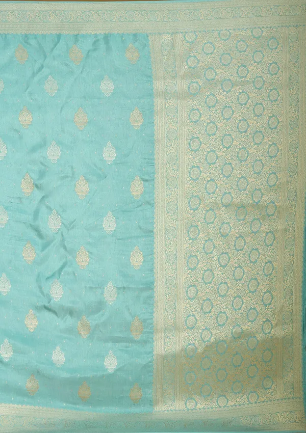 Sky_Blue_Zariwork_Gold_Silk_Silk_Saree
