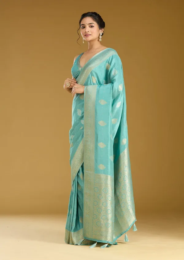 Sky_Blue_Zariwork_Gold_Silk_Silk_Saree