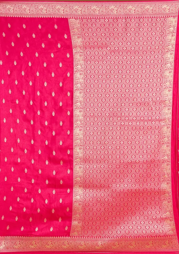 Rani_Pink_Zariwork_Gold_Silk_Silk_Saree