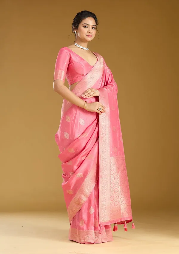 Pink_Zariwork_Gold_Silk_Silk_Saree