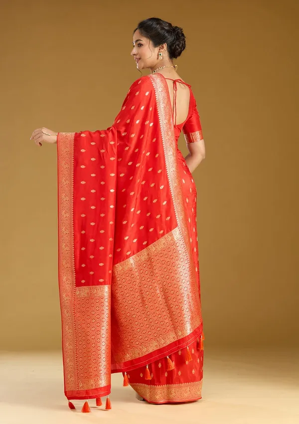 Orange_Zariwork_Gold_Silk_Silk_Saree