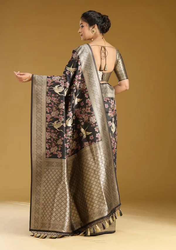 Black_Zariwork_Silver_Art_Silk_Silk_Saree