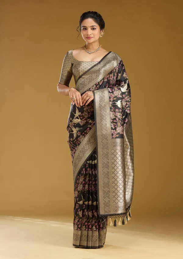 Black_Zariwork_Silver_Art_Silk_Silk_Saree