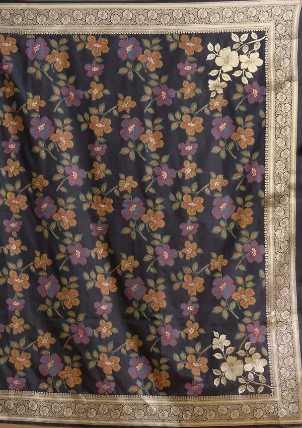 Black_Zariwork_Gold_Art_Silk_Silk_Saree